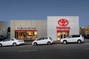 San Francisco Toyota Store Front facade