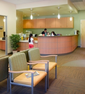 Petaluma Health Center waiting room