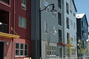Waterfront apartments housing project in Petaluma.